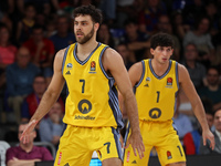 Will McDowell-White plays during the match between FC Barcelona and Alba Berlin, corresponding to week 2 of the Turkish Airlines Euroleague,...