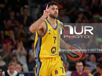 Will McDowell-White plays during the match between FC Barcelona and Alba Berlin, corresponding to week 2 of the Turkish Airlines Euroleague,...