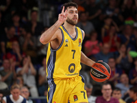 Will McDowell-White plays during the match between FC Barcelona and Alba Berlin, corresponding to week 2 of the Turkish Airlines Euroleague,...