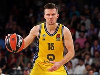 Martin Hermannsson plays during the match between FC Barcelona and Alba Berlin, corresponding to week 2 of the Turkish Airlines Euroleague,...