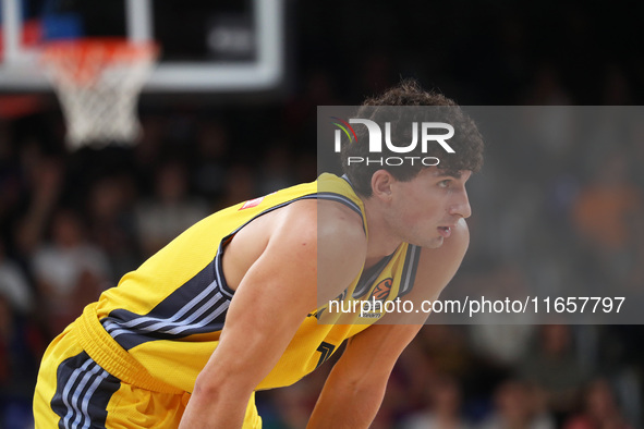 Gabriele Procida plays during the match between FC Barcelona and Alba Berlin, corresponding to week 2 of the Turkish Airlines Euroleague, at...