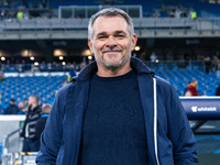 Willy Sagnol is looking  during the  UEFA Nations League 2024 League B Group B1 match between Ukraine and Georgia , at the Poznan Arena in P...