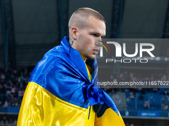 Mykhailo Mudryk during the  UEFA Nations League 2024 League B Group B1 match between Ukraine and Georgia , at the Poznan Arena in Poznan, Po...