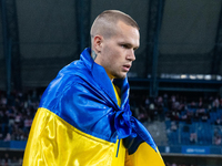 Mykhailo Mudryk during the  UEFA Nations League 2024 League B Group B1 match between Ukraine and Georgia , at the Poznan Arena in Poznan, Po...