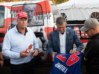 Former Trump National Security Advisor and retired three-star Lt. Gen. Michael Flynn speaks at the annual Rod of Iron Festival in Greeley, P...