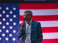 Former Trump National Security Advisor and retired three-star Lt. Gen. Michael Flynn speaks at the annual Rod of Iron Festival in Greeley, P...