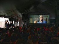 Former Trump National Security Advisor and retired three-star Lt. Gen. Michael Flynn speaks at the annual Rod of Iron Festival in Greeley, P...