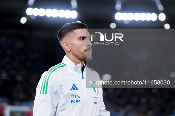 Lorenzo Pellegrini of Italy looks on during the UEFA Nations League 2024/25 League A Group A2 match between Italy and Belgium at Stadio Olim...