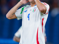 Matteo Retegui of Italy looks dejected during the UEFA Nations League 2024/25 League A Group A2 match between Italy and Belgium at Stadio Ol...