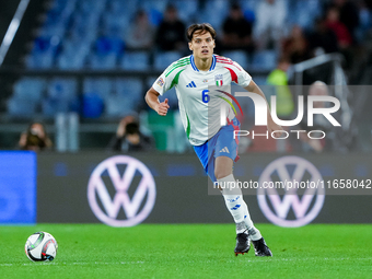 Samuele Ricci of Italy during the UEFA Nations League 2024/25 League A Group A2 match between Italy and Belgium at Stadio Olimpico on Octobe...