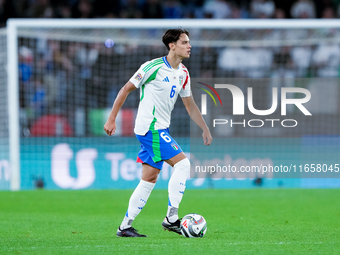 Samuele Ricci of Italy during the UEFA Nations League 2024/25 League A Group A2 match between Italy and Belgium at Stadio Olimpico on Octobe...