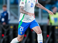 Alessandro Bastoni of Italy during the UEFA Nations League 2024/25 League A Group A2 match between Italy and Belgium at Stadio Olimpico on O...