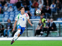 Samuele Ricci of Italy during the UEFA Nations League 2024/25 League A Group A2 match between Italy and Belgium at Stadio Olimpico on Octobe...