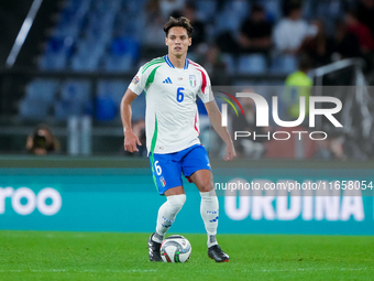 Samuele Ricci of Italy during the UEFA Nations League 2024/25 League A Group A2 match between Italy and Belgium at Stadio Olimpico on Octobe...