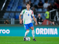 Samuele Ricci of Italy during the UEFA Nations League 2024/25 League A Group A2 match between Italy and Belgium at Stadio Olimpico on Octobe...