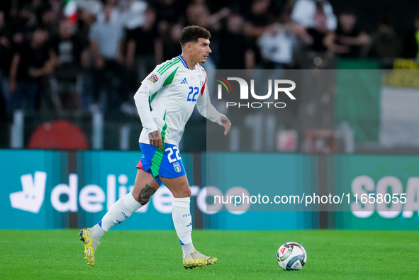 Giovanni Di Lorenzo of Italy during the UEFA Nations League 2024/25 League A Group A2 match between Italy and Belgium at Stadio Olimpico on...