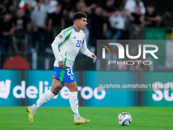 Giovanni Di Lorenzo of Italy during the UEFA Nations League 2024/25 League A Group A2 match between Italy and Belgium at Stadio Olimpico on...