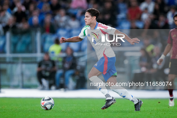 Samuele Ricci of Italy during the UEFA Nations League 2024/25 League A Group A2 match between Italy and Belgium at Stadio Olimpico on Octobe...