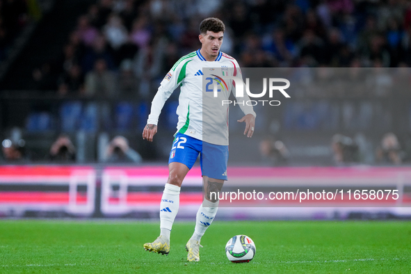 Giovanni Di Lorenzo of Italy during the UEFA Nations League 2024/25 League A Group A2 match between Italy and Belgium at Stadio Olimpico on...