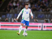 Giovanni Di Lorenzo of Italy during the UEFA Nations League 2024/25 League A Group A2 match between Italy and Belgium at Stadio Olimpico on...