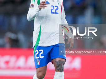 Giovanni Di Lorenzo of Italy during the UEFA Nations League 2024/25 League A Group A2 match between Italy and Belgium at Stadio Olimpico on...