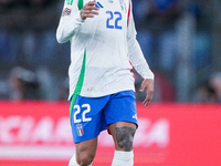 Giovanni Di Lorenzo of Italy during the UEFA Nations League 2024/25 League A Group A2 match between Italy and Belgium at Stadio Olimpico on...