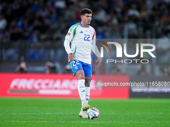 Giovanni Di Lorenzo of Italy during the UEFA Nations League 2024/25 League A Group A2 match between Italy and Belgium at Stadio Olimpico on...