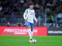 Giovanni Di Lorenzo of Italy during the UEFA Nations League 2024/25 League A Group A2 match between Italy and Belgium at Stadio Olimpico on...