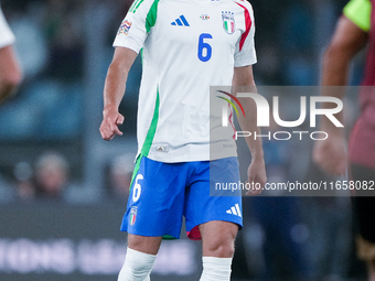 Samuele Ricci of Italy during the UEFA Nations League 2024/25 League A Group A2 match between Italy and Belgium at Stadio Olimpico on Octobe...