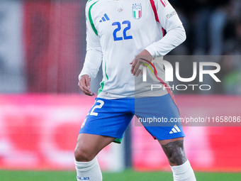 Giovanni Di Lorenzo of Italy during the UEFA Nations League 2024/25 League A Group A2 match between Italy and Belgium at Stadio Olimpico on...