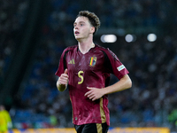 Maxim De Cuyper of Belgium looks on during the UEFA Nations League 2024/25 League A Group A2 match between Italy and Belgium at Stadio Olimp...