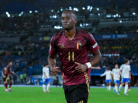 Dodi Lukebakio of Belgium looks on during the UEFA Nations League 2024/25 League A Group A2 match between Italy and Belgium at Stadio Olimpi...