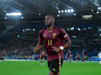 Dodi Lukebakio of Belgium looks on during the UEFA Nations League 2024/25 League A Group A2 match between Italy and Belgium at Stadio Olimpi...