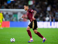 Aster Vrankx of Belgium during the UEFA Nations League 2024/25 League A Group A2 match between Italy and Belgium at Stadio Olimpico on Octob...