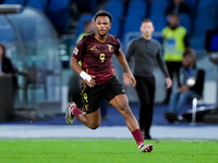 Lois Openda of Belgium during the UEFA Nations League 2024/25 League A Group A2 match between Italy and Belgium at Stadio Olimpico on Octobe...