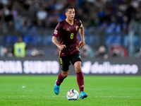 Youri Tielemans of Belgium during the UEFA Nations League 2024/25 League A Group A2 match between Italy and Belgium at Stadio Olimpico on Oc...