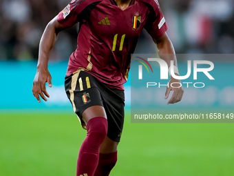 Dodi Lukebakio of Belgium during the UEFA Nations League 2024/25 League A Group A2 match between Italy and Belgium at Stadio Olimpico on Oct...