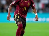 Dodi Lukebakio of Belgium during the UEFA Nations League 2024/25 League A Group A2 match between Italy and Belgium at Stadio Olimpico on Oct...