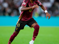 Dodi Lukebakio of Belgium during the UEFA Nations League 2024/25 League A Group A2 match between Italy and Belgium at Stadio Olimpico on Oct...