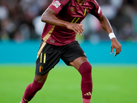 Dodi Lukebakio of Belgium during the UEFA Nations League 2024/25 League A Group A2 match between Italy and Belgium at Stadio Olimpico on Oct...