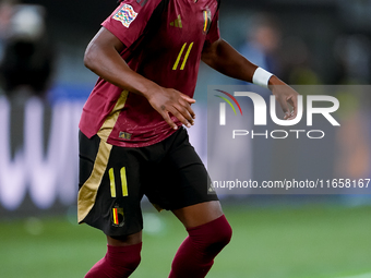 Dodi Lukebakio of Belgium during the UEFA Nations League 2024/25 League A Group A2 match between Italy and Belgium at Stadio Olimpico on Oct...