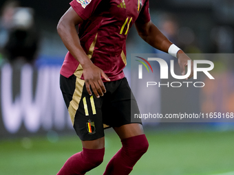 Dodi Lukebakio of Belgium during the UEFA Nations League 2024/25 League A Group A2 match between Italy and Belgium at Stadio Olimpico on Oct...