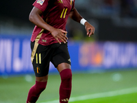 Dodi Lukebakio of Belgium during the UEFA Nations League 2024/25 League A Group A2 match between Italy and Belgium at Stadio Olimpico on Oct...