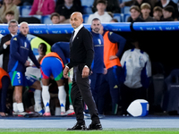 Luciano Spalletti head coach of Italy looks on during the UEFA Nations League 2024/25 League A Group A2 match between Italy and Belgium at S...