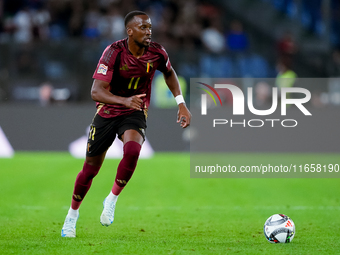 Dodi Lukebakio of Belgium during the UEFA Nations League 2024/25 League A Group A2 match between Italy and Belgium at Stadio Olimpico on Oct...