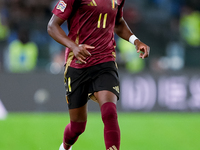 Dodi Lukebakio of Belgium during the UEFA Nations League 2024/25 League A Group A2 match between Italy and Belgium at Stadio Olimpico on Oct...