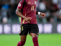 Dodi Lukebakio of Belgium during the UEFA Nations League 2024/25 League A Group A2 match between Italy and Belgium at Stadio Olimpico on Oct...