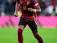 Dodi Lukebakio of Belgium during the UEFA Nations League 2024/25 League A Group A2 match between Italy and Belgium at Stadio Olimpico on Oct...