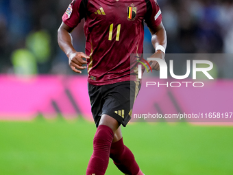 Dodi Lukebakio of Belgium during the UEFA Nations League 2024/25 League A Group A2 match between Italy and Belgium at Stadio Olimpico on Oct...