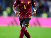 Dodi Lukebakio of Belgium during the UEFA Nations League 2024/25 League A Group A2 match between Italy and Belgium at Stadio Olimpico on Oct...